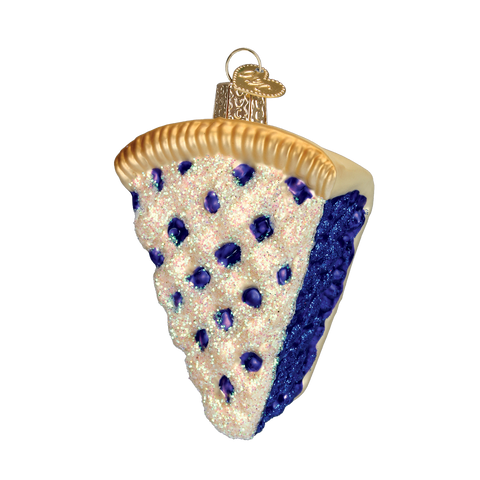 Blueberry Pie Slice Ornament